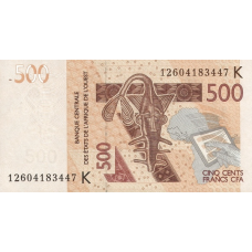 P719Ka Senegal - 500 Francs Year 2012